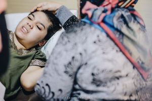 Curhat perjuangan Raya Kitty melahirkan anak pertama, penuh haru