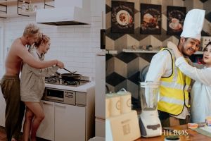 Momen mesra 5 pasangan seleb di dapur, jadi sorotan