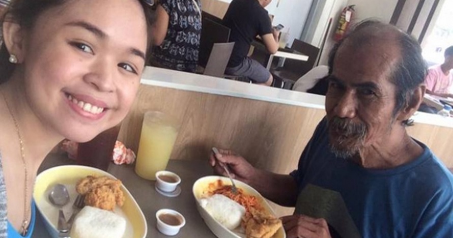 Ajak makan pengemis tua, cewek ini kaget ternyata mantan dosennya