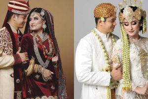 8 Gaya pemotretan Adly Fairuz & Angbeen Rishi, bak pengantin