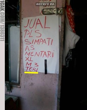 10 Cara marketing tukang jual pulsa ini mengundang senyum