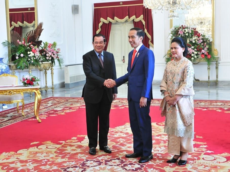 Momen Jokowi sambut 5 kepala negara jelang pelantikan