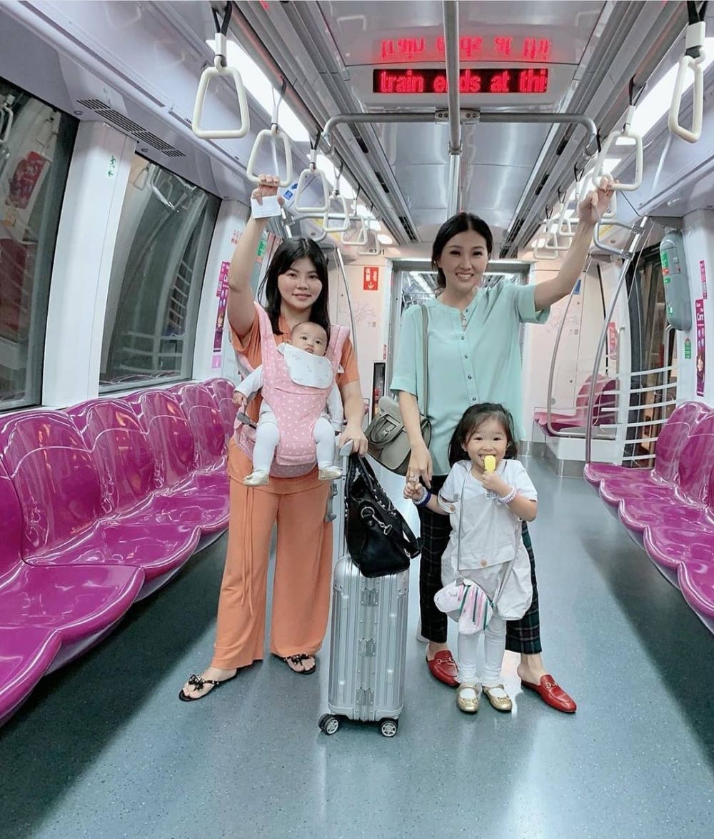 8 Potret kedekatan Wendy Lo dan keponakan, ada Betrand Peto