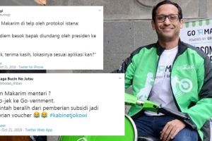 Nadiem Makarim merapat ke Istana, ini 10 respons kocak warganet