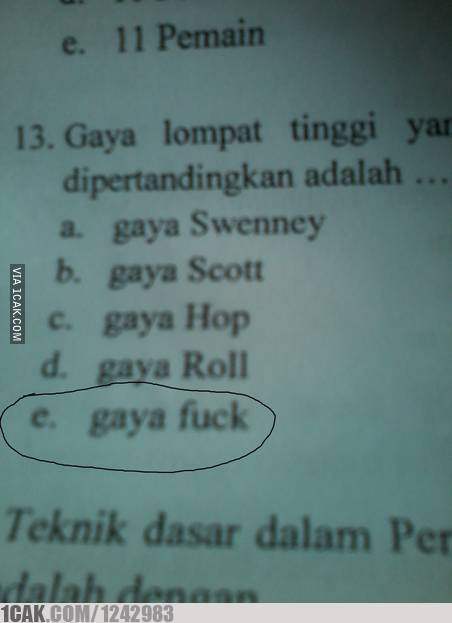 Kesalahan di 10 soal tes tertulis ini kocak abis