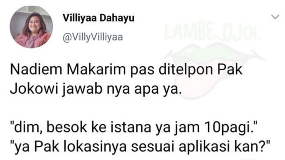 10 Meme lucu Nadiem Makarim masuk kabinet Jokowi-Ma'ruf