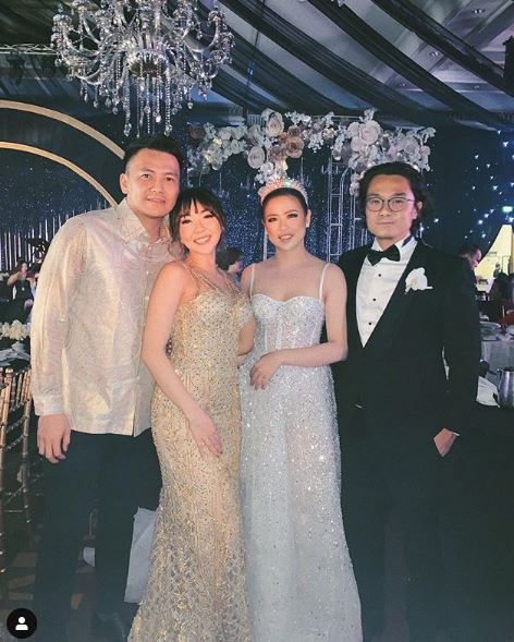 Kondangan bareng Wijin, baju Gisella bikin salah fokus