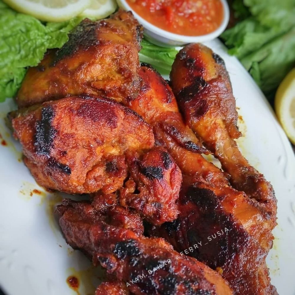 Resep Ayam Bakar Oles barbecue chicken