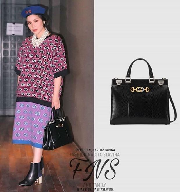 Kenakan Gucci head to toe, ini total harga outfit Nagita Slavina