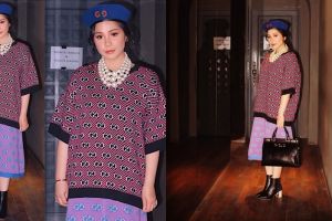 Kenakan Gucci head to toe, ini total harga outfit Nagita Slavina