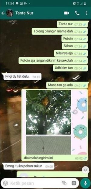 10 Chat lucu anggota keluarga ini bikin tepuk jidat