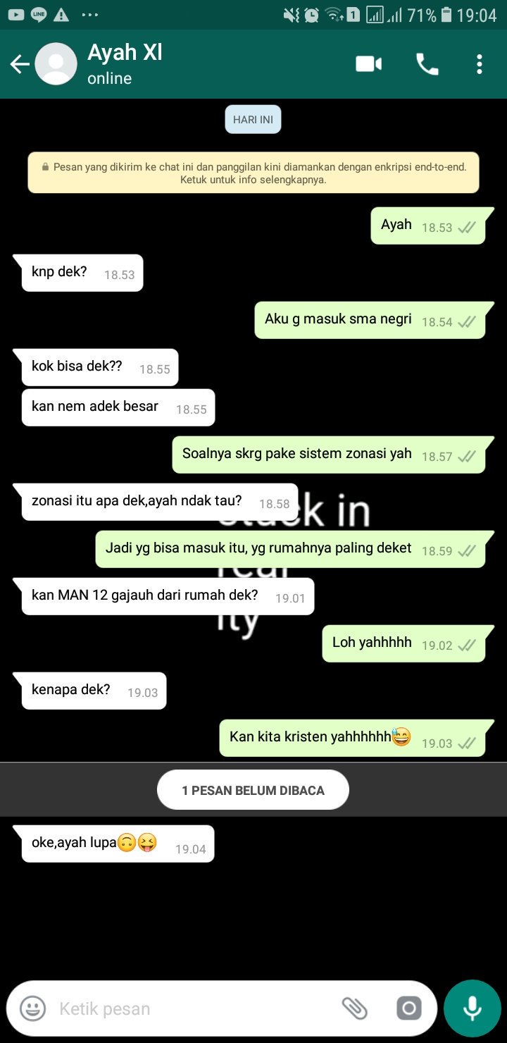 10 Chat lucu anggota keluarga ini bikin tepuk jidat