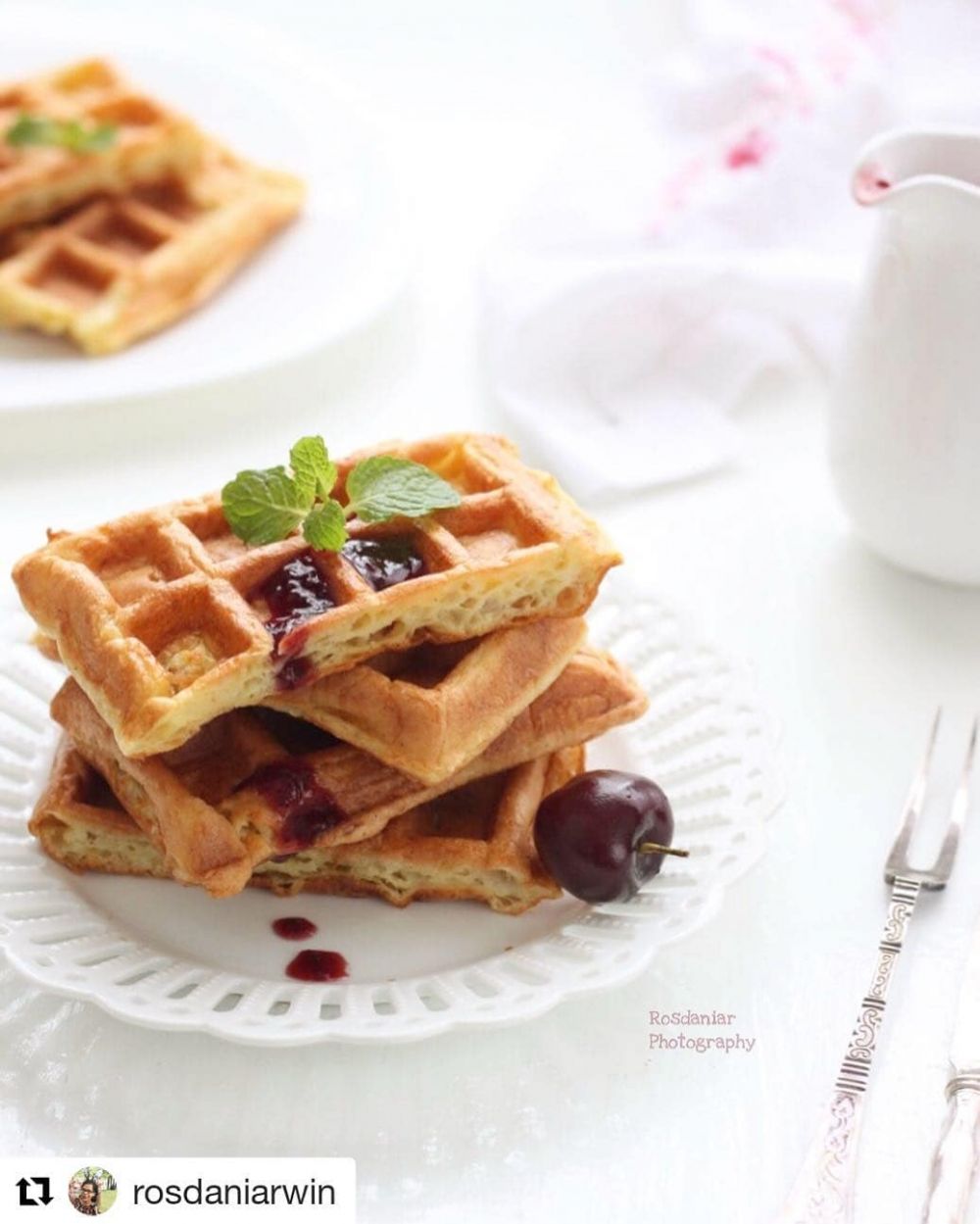 22 Resep dan cara membuat waffle, enak dan lembut