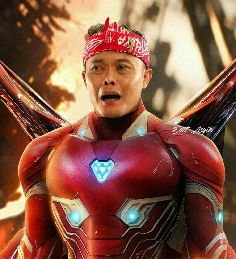 8 Foto editan jika seleb jadi superhero ini bikin ngakak