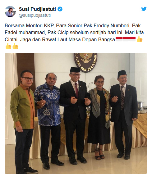 3 Pesan perpisahan Susi Pudjiastuti yang menyentuh hati
