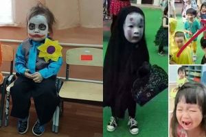 10 Momen anak-anak dandan serem ini endingnya malah kocak