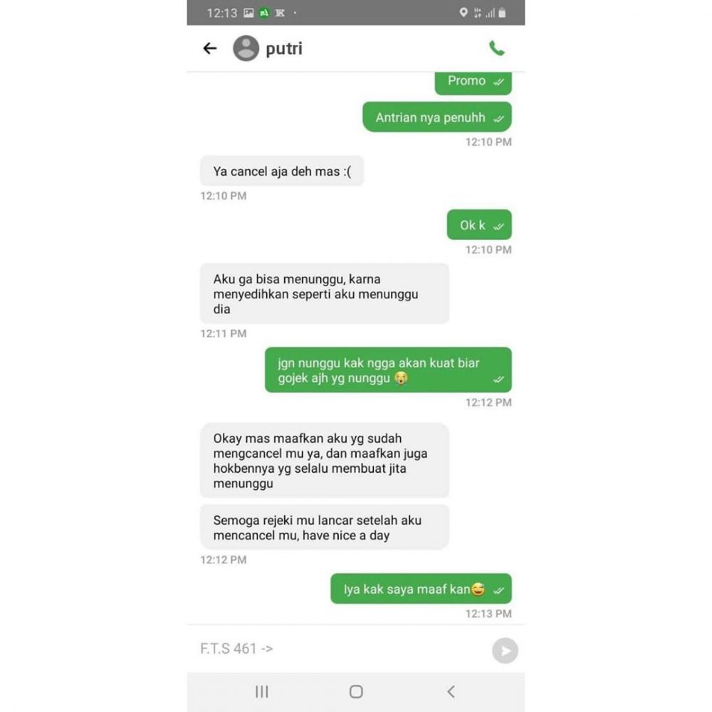 10 Chat lucu driver ojek online & penumpang, bikin nyengir