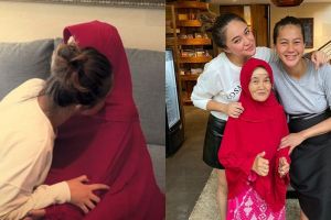 Momen pertemuan Marshanda dan Nenek Iroh ini penuh haru