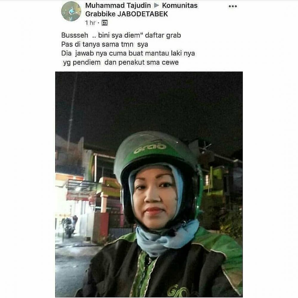 7 Momen baper penumpang ojek online dapat driver cewek, kocak