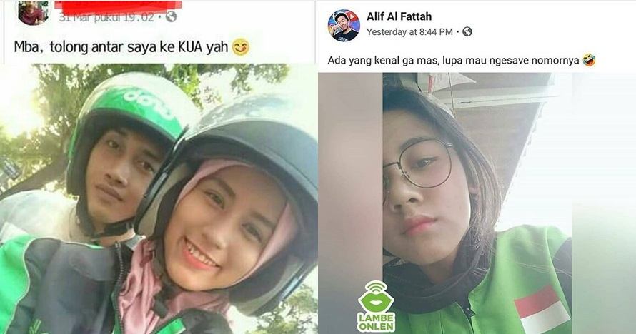 7 Momen baper penumpang ojek online dapat driver cewek, kocak