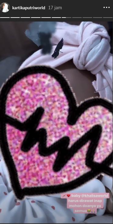 Baru seminggu lahir, bayi Kartika Putri jalani rawat inap