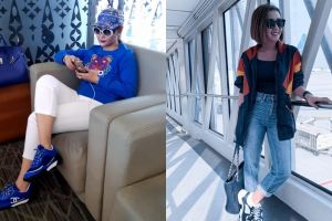 Gaya airport fashion 8 pedangdut cantik Tanah Air, stylish
