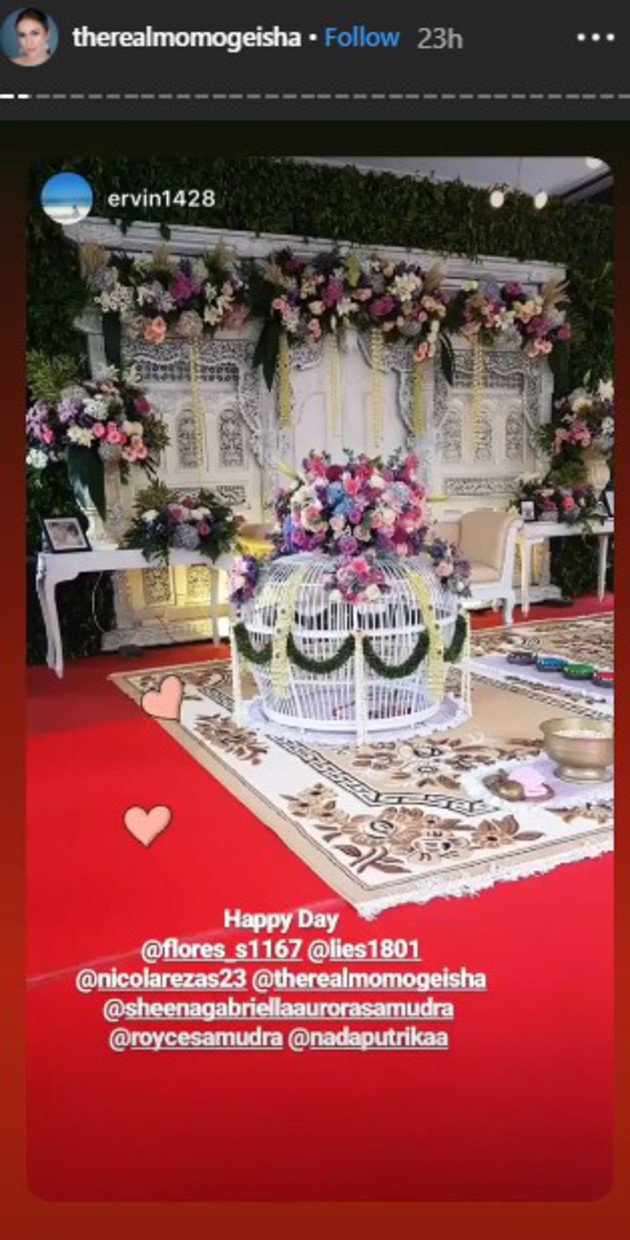 7 Potret tedak siten anak Momo Geisha, digelar mewah