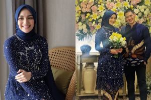 Makna di balik kebaya warna biru Citra Kirana saat lamaran
