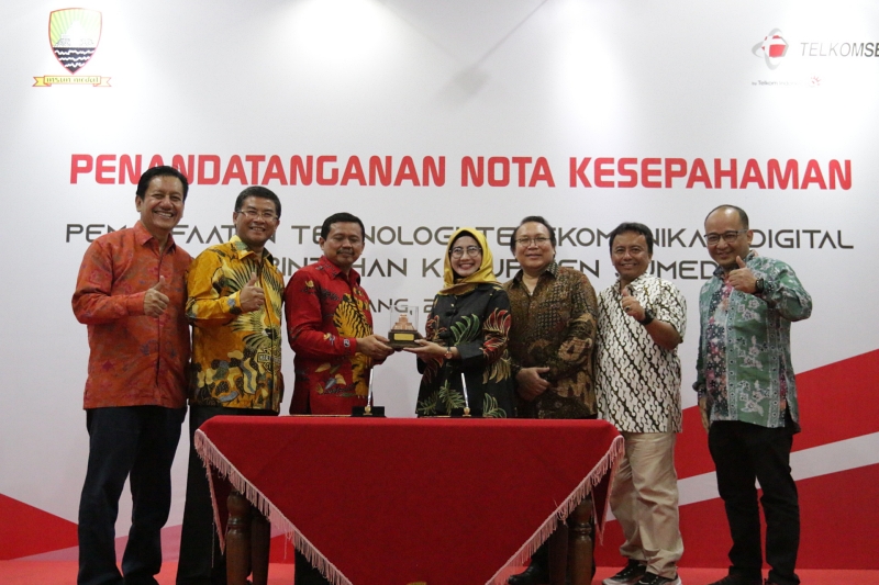Dukung smart city, Telkomsel kolaborasi dengan Pemda Sumedang