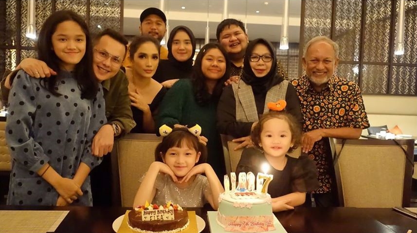 10 Momen perayaan ultah putri Ussy & Andhika Pratama, sederhana