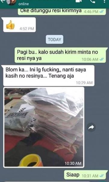 10 Chat lucu kurir dengan pelanggan ini bikin tepuk jidat