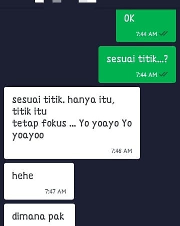 10 Chat lucu pelanggan ojek online ngusilin driver ini kocak