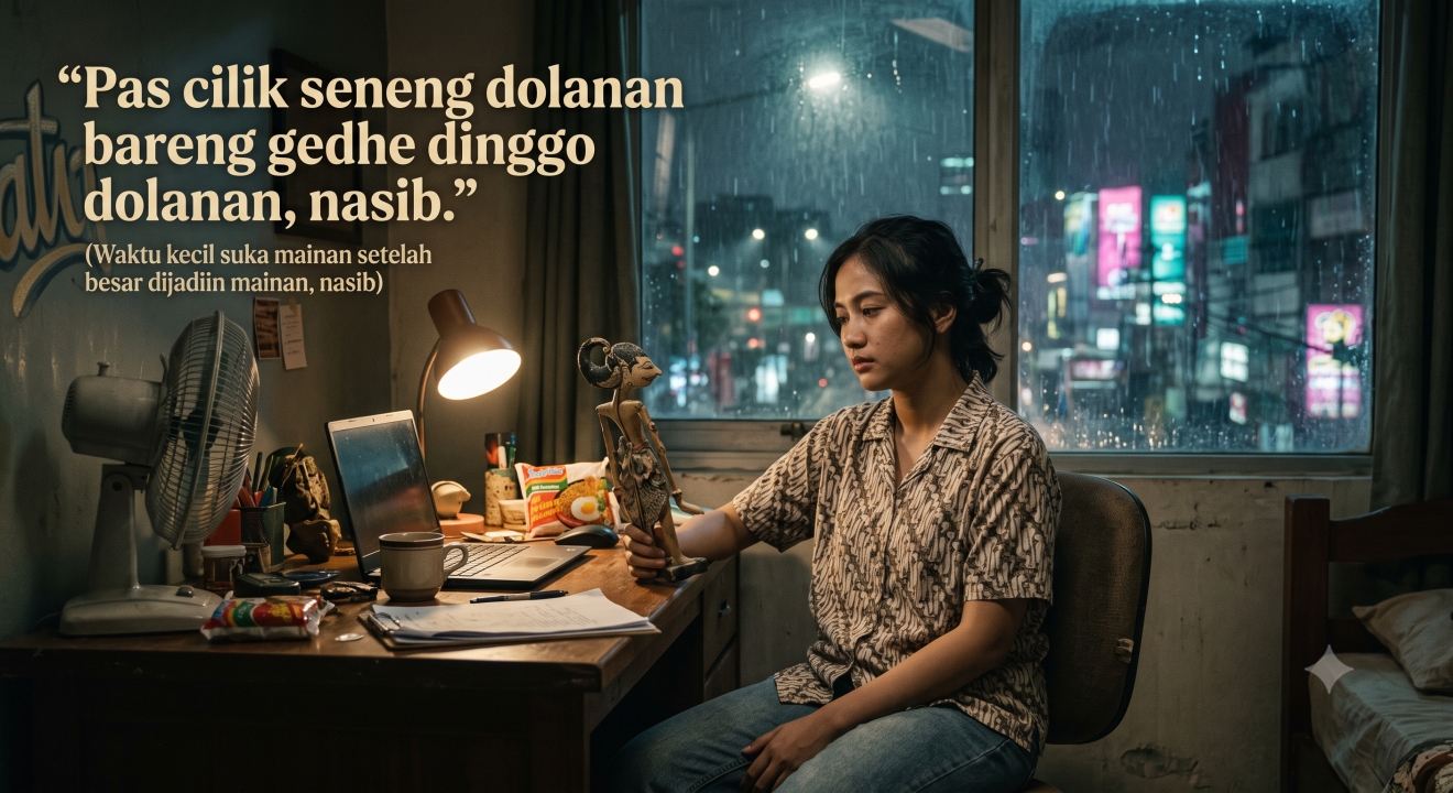 111 Kata-kata galau Bahasa Jawa dan artinya terbaru 2026, bikin hati agak nyesek