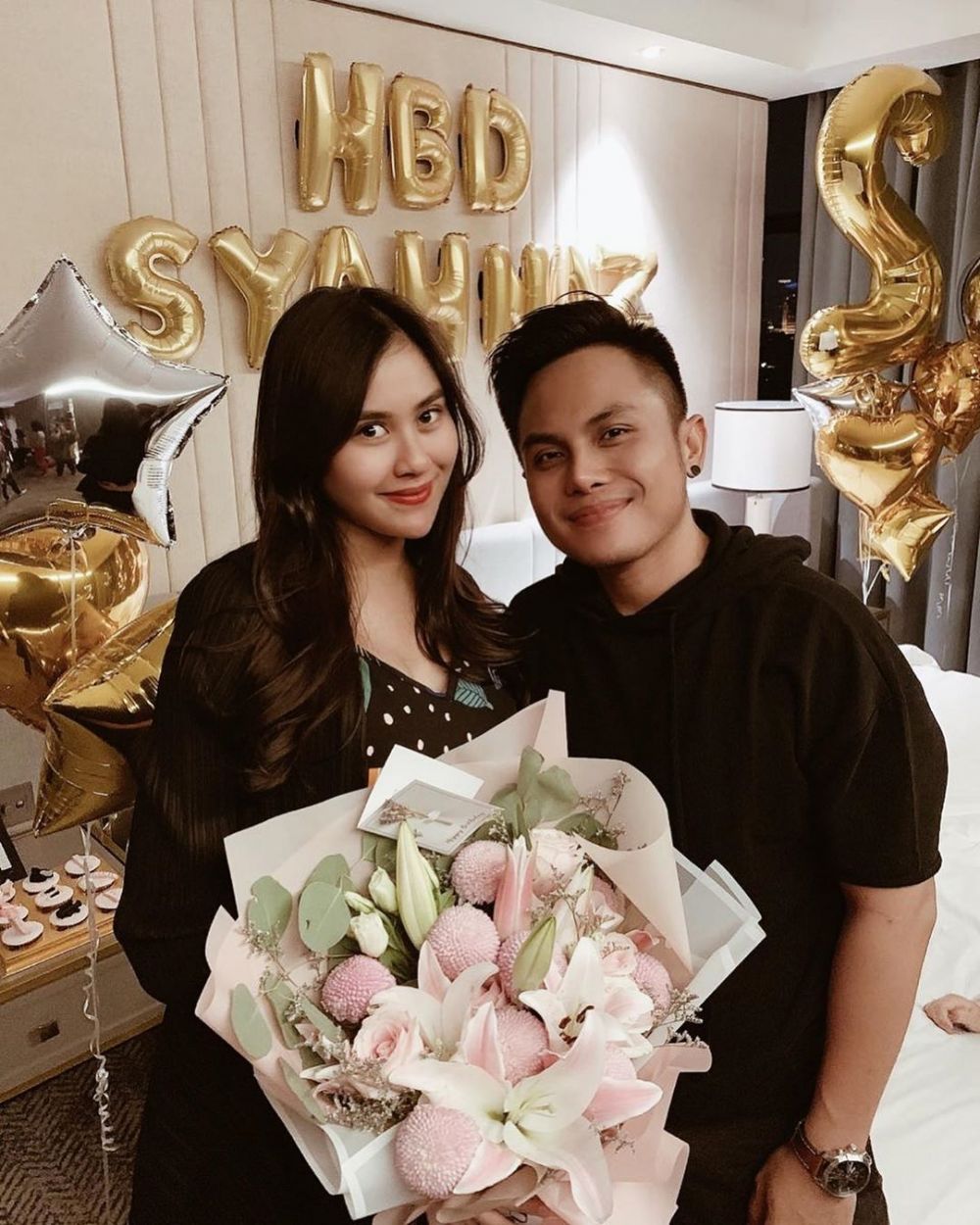 8 Momen kejutan ulang tahun Syahnaz Sadiqah, meriah abis