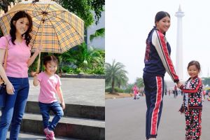 Sarwendah yoga bareng Thalia, sang instruktur bikin salah fokus