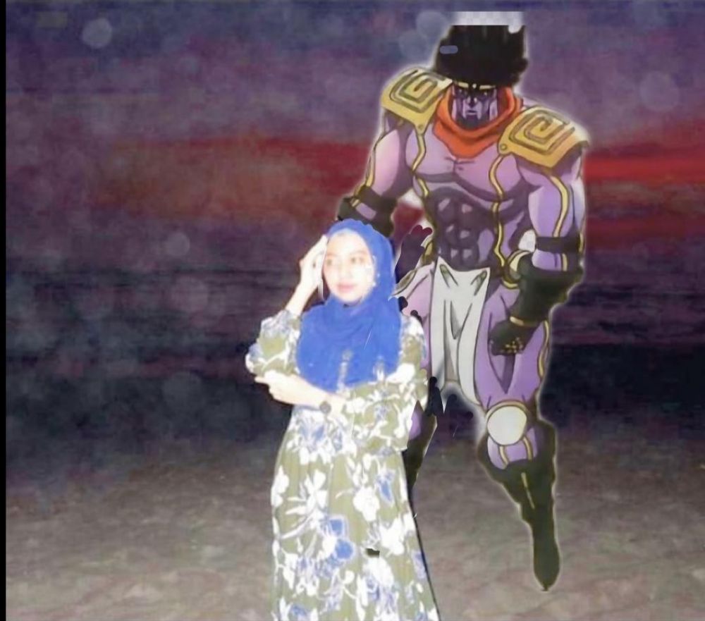 7 Editan foto penampakan di Parangtritis ini bikin gagal serem