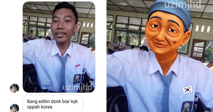 9 Orang jadi korban minta editin foto ini hasilnya kocak