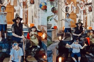 7 Potret seru pesta Halloween Aliya Rajasa, bergaya penyihir