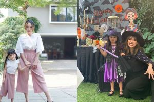 7 Gaya Gisel & Gempi pesta Halloween ini malah bikin gemas