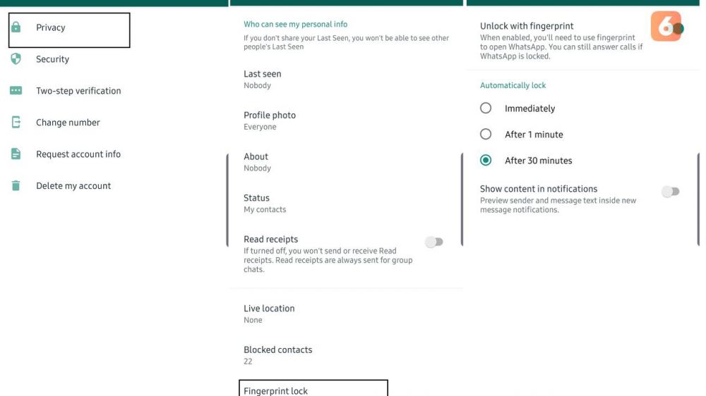 Cara aktifkan fitur sidik jari WhatsApp di Android dan iOS