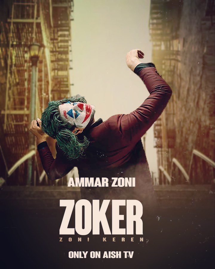 7 Gaya pemotretan Ammar Zoni usai kehilangan anak, bak Joker