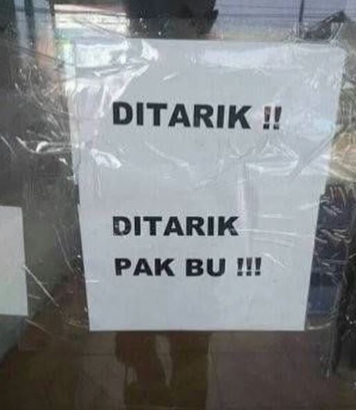 12 Peringatan di tempat umum endingnya ngegas, bikin kesal