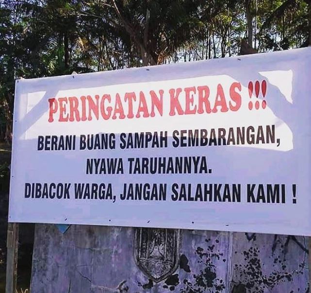12 Peringatan di tempat umum endingnya ngegas, bikin kesal