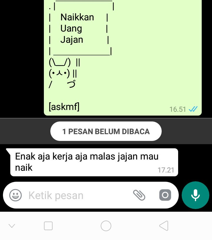 10 Chat lucu orangtua saat anak minta naikkan uang jajan