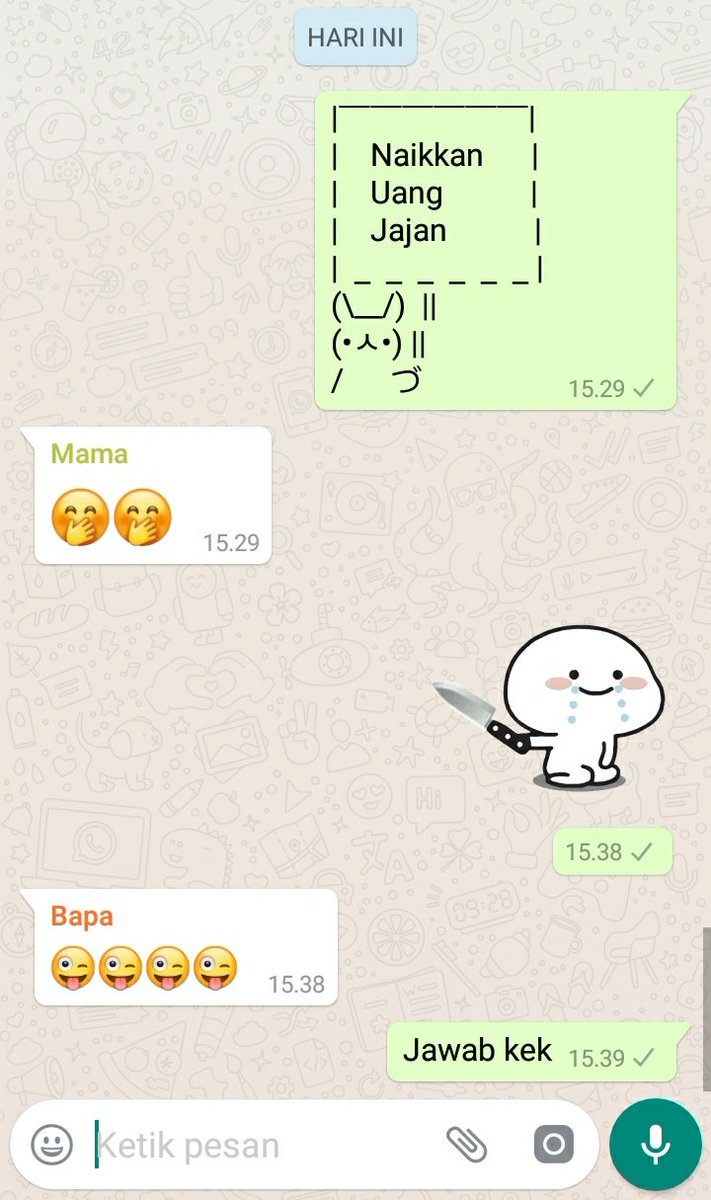 10 Chat lucu orangtua saat anak minta naikkan uang jajan