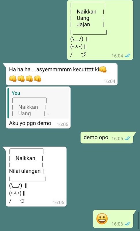 10 Chat lucu orangtua saat anak minta naikkan uang jajan