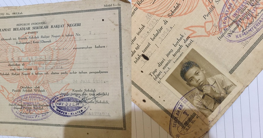Viral ijazah jadul, pas fotonya bikin salah fokus