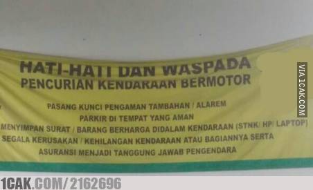 10 Peringatan lucu di toko ini bikin pencuri mikir dua kali