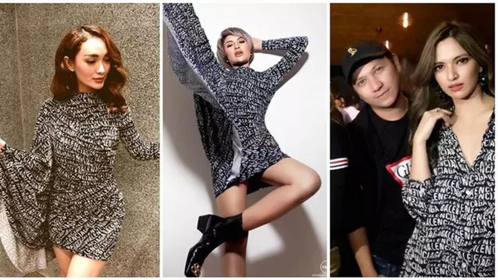 Nia Ramadhani kembaran baju dengan 5 seleb, ini beda gayanya