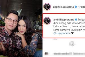 8 Gombalan romantis Andhika Pratama untuk Ussy, bikin baper